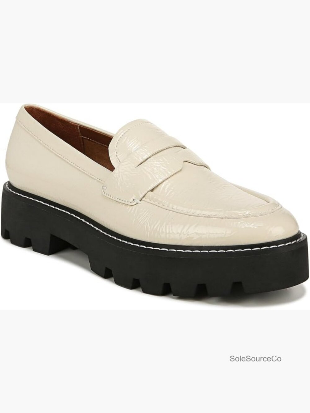 Chunky Lug Sole Loafer with Cushioned Insole